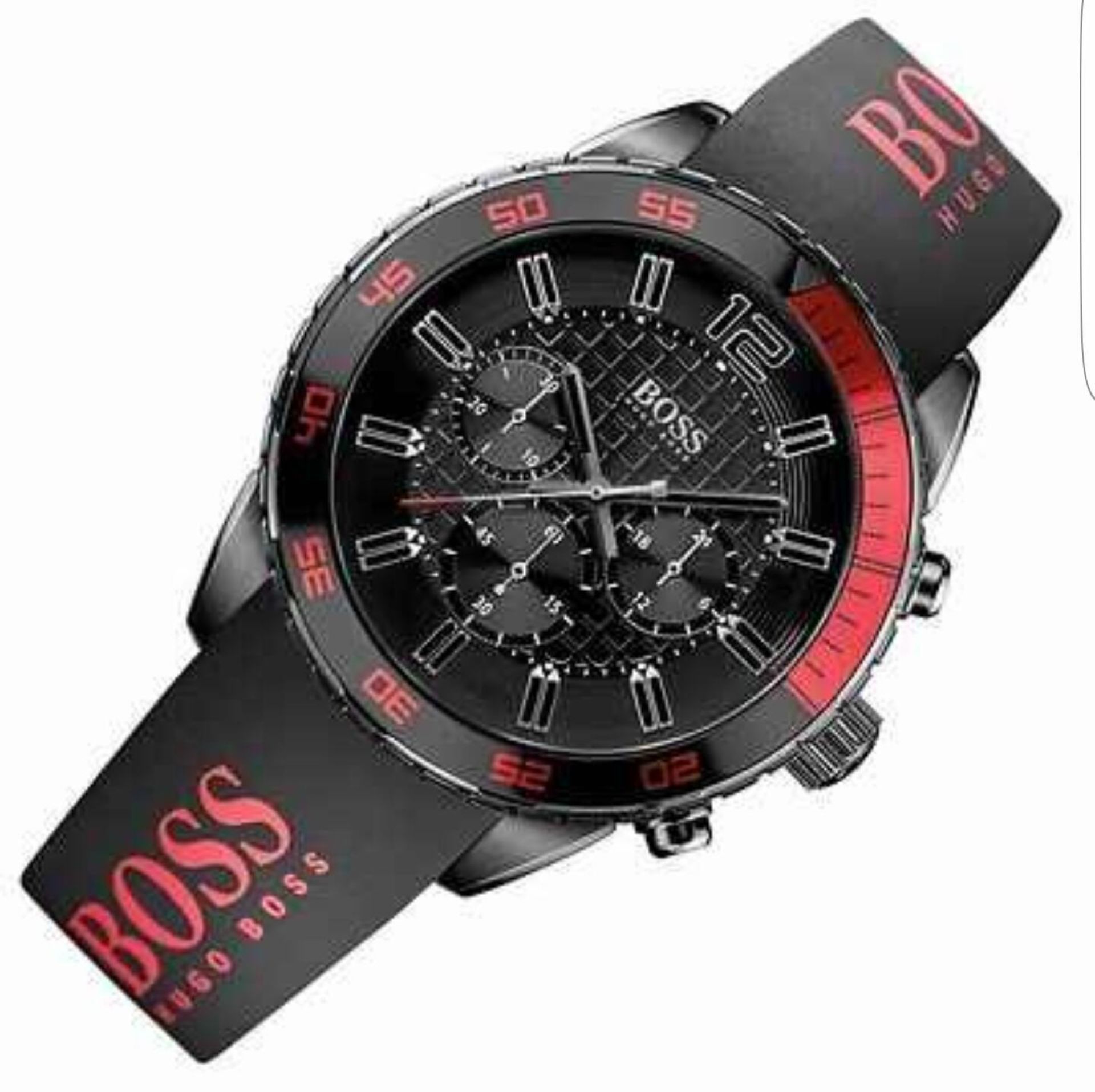 BRAND NEW HUGO BOSS 1512901, GENTS DESIGNER CHRONOGRAPH WATCH WITH ORIGINAL BOX AND BOOKLET - RRP £ - Image 2 of 2