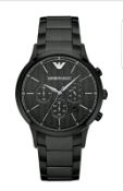 BRAND NEW GENTS EMPORIO ARMANI WATCH, AR2485, COMPLETE WITH ORIGINAL BOX, MANUAL AND CERTIFICATE -