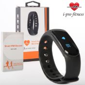 i-Pro ID101 Fitness Tracker Seamless Pairing With VeryFit 2.0 App Bluetooth Exercise Tracker