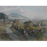 Robert Eadie, R.S.W. (1877-1954) "The Clachan, Aaran" watercolour