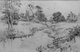 Robert Charles Goff (1837_1922) original pencil drawing Stokesby