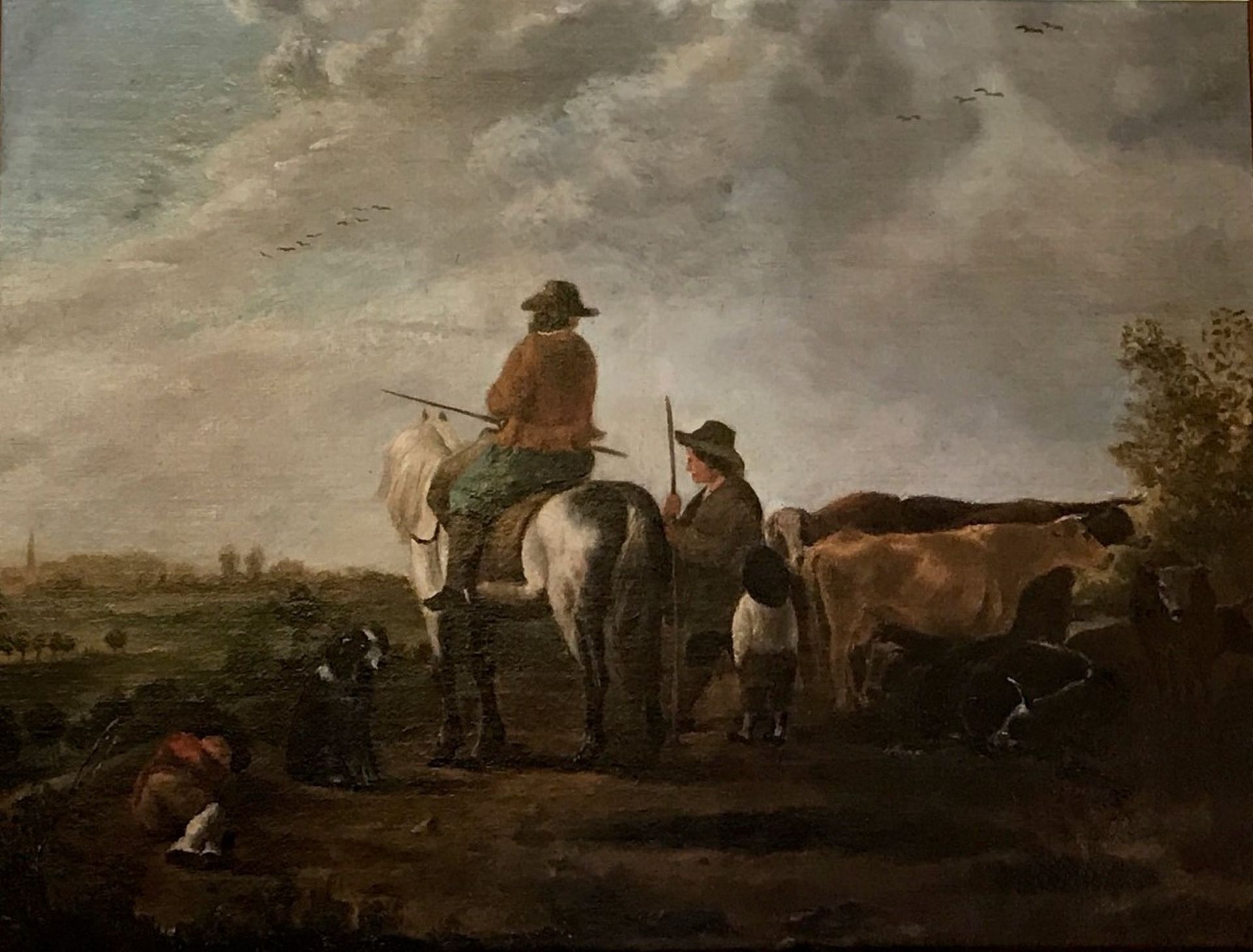 Dutch Drovers - Dutch Drovers Dutch cattle drovers, Unsigned Circa 1780-1800