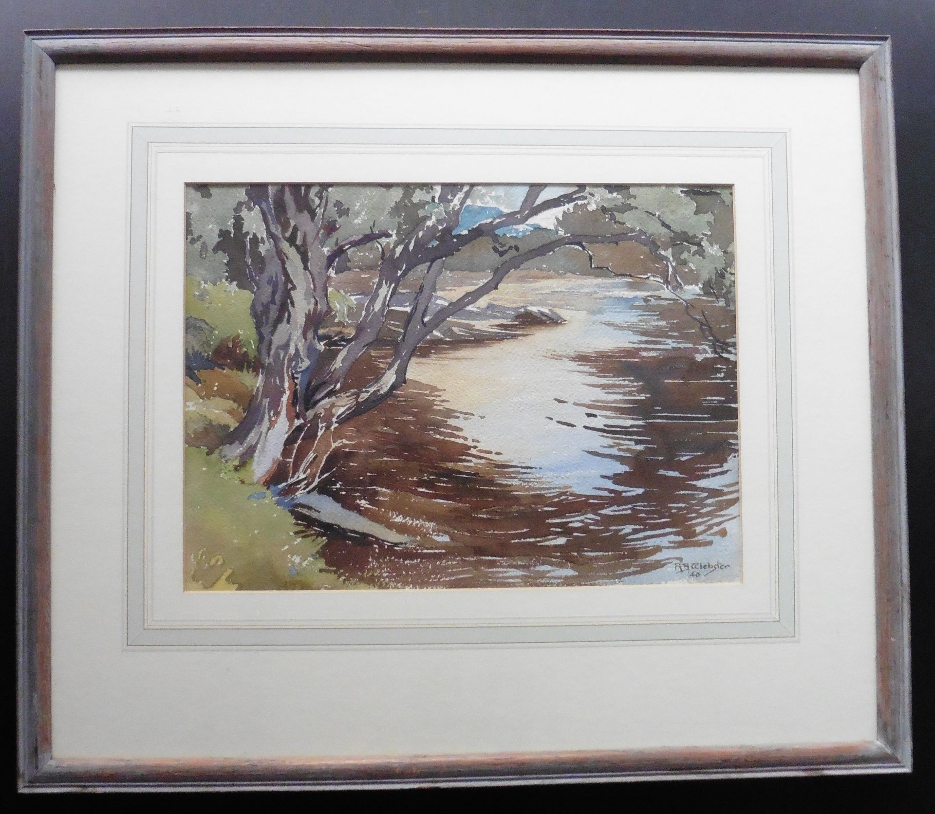 Original signed watercolour painting "Spring Elie Fifeshire" by Scottish artist Robert Bruce - Image 2 of 5