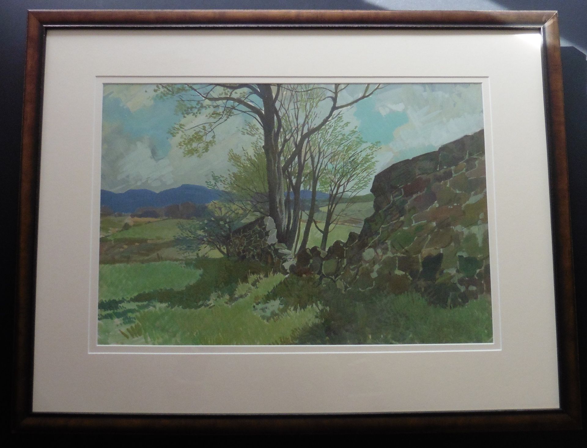 Original Signed watercolour Scottish Farm Landscape by Scottish artist Roy Young Ferguson - Image 2 of 5