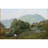 Original signed oil by Rev William Dickie Scottish exh/flourished 1896-1928 Scottish Landscape