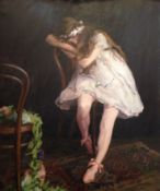 The Little Dancer, Original oil painting by David Foggie RSA 1878-1948