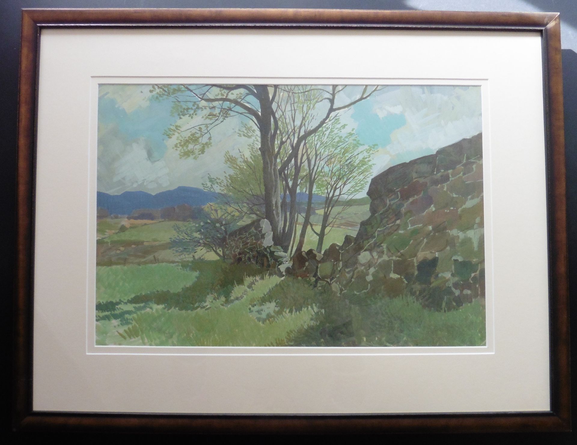 Original Signed watercolour Scottish Farm Landscape by Scottish artist Roy Young Ferguson - Image 5 of 5