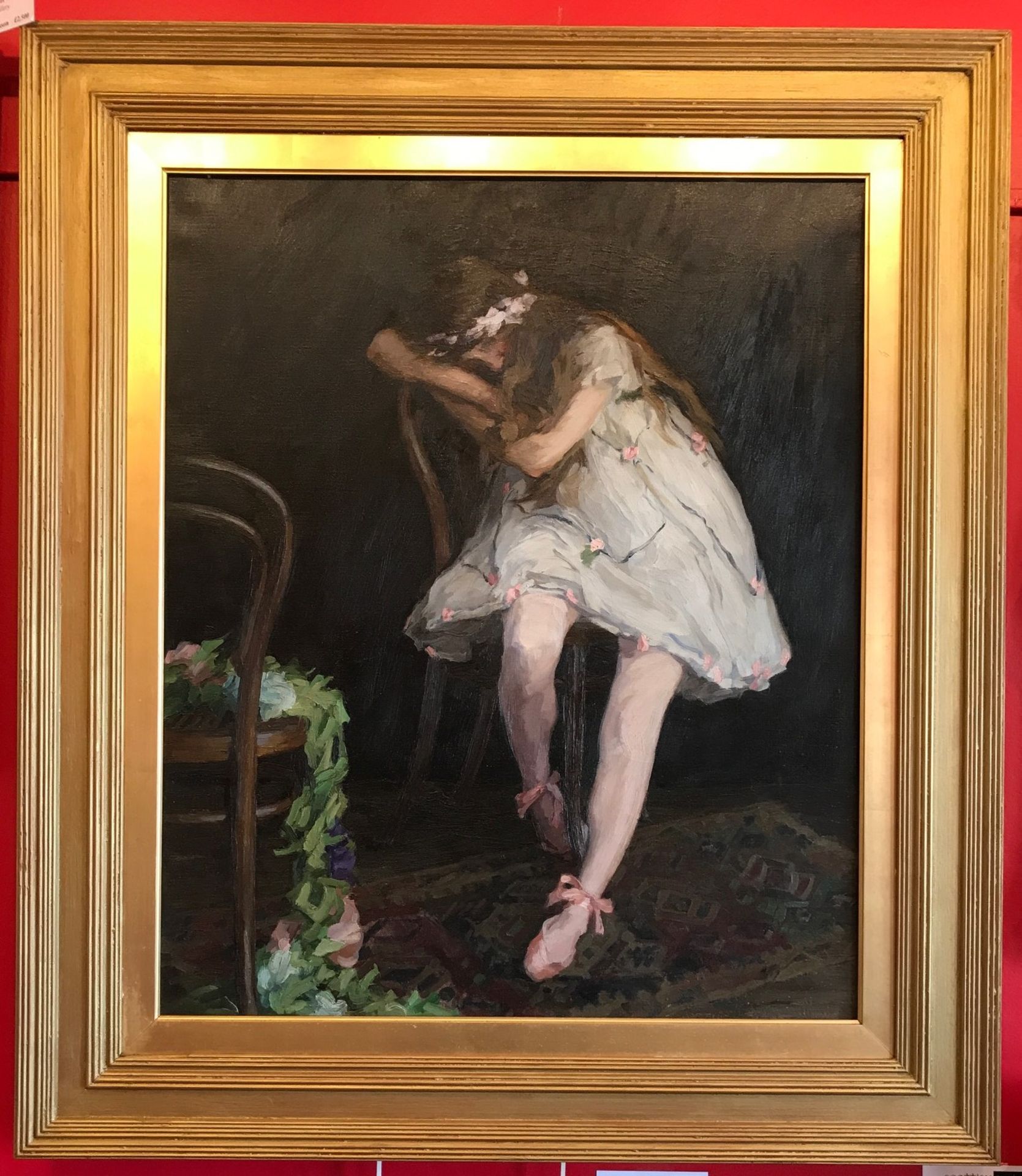 The Little Dancer, Original oil painting by David Foggie RSA 1878-1948 - Image 3 of 5