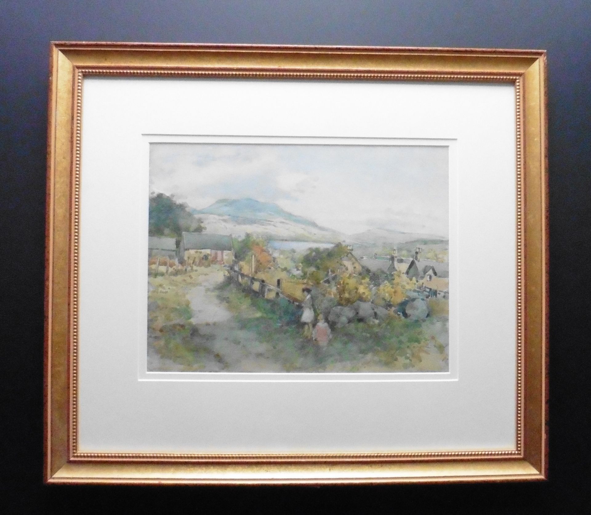 Robert Eadie, R.S.W. (1877-1954) "The Clachan, Aaran" watercolour - Image 2 of 4