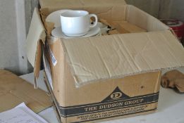 Box of Coffee Cups & Saucers