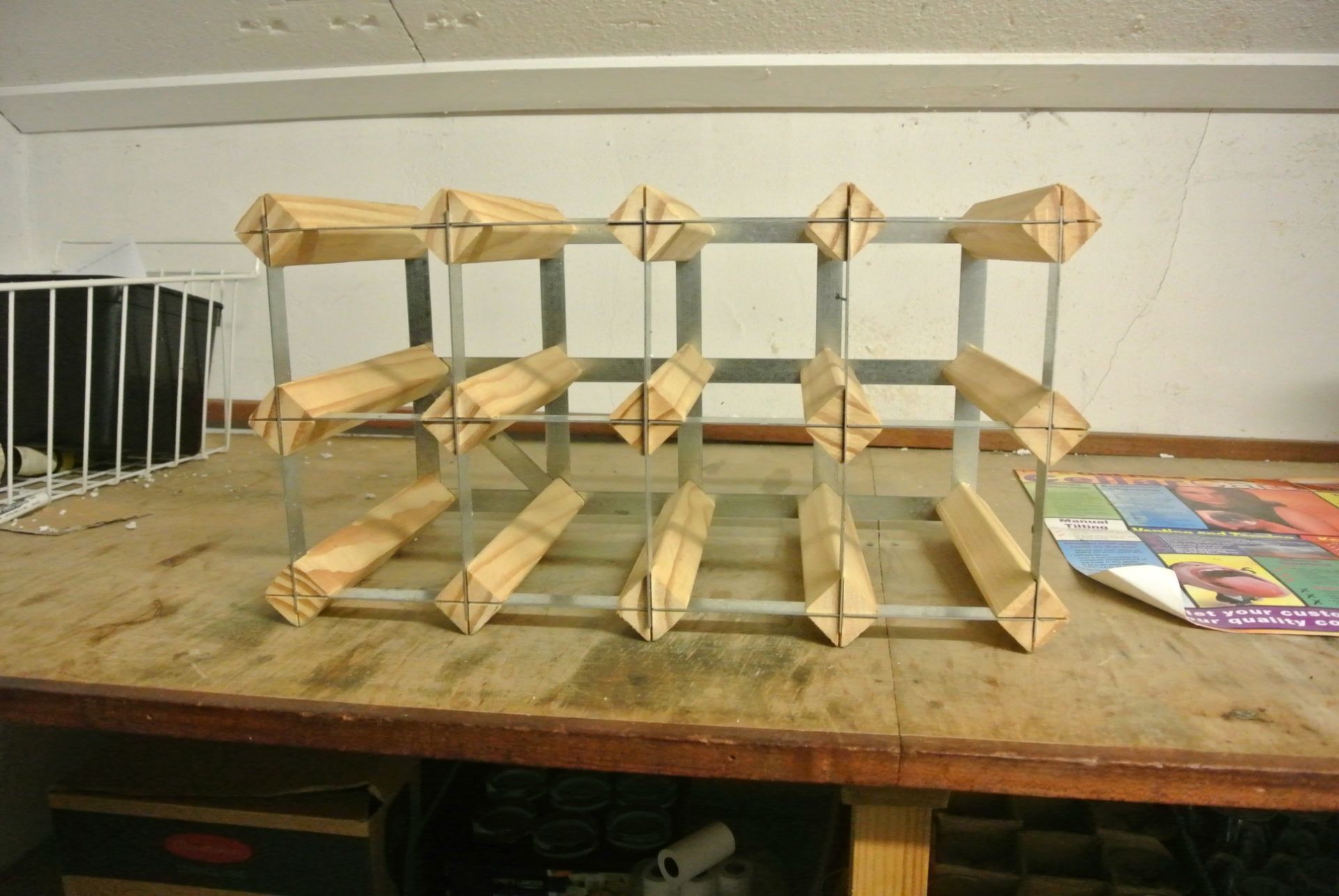 Wooden Wine Rack