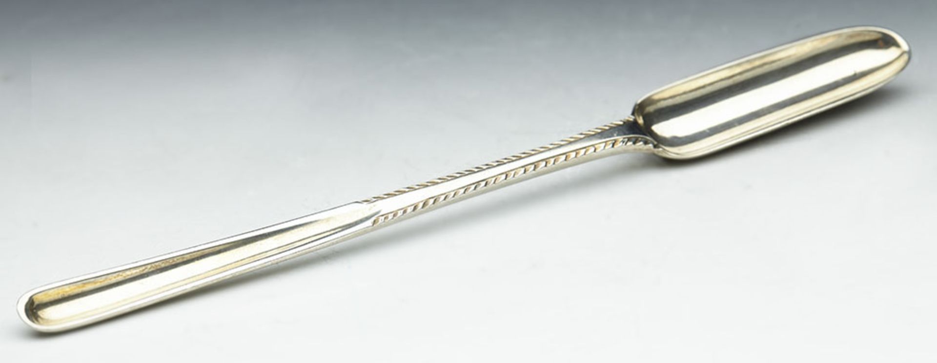 Antique Georgian Silver Marrow Scoop By T & W Chawner London 1759