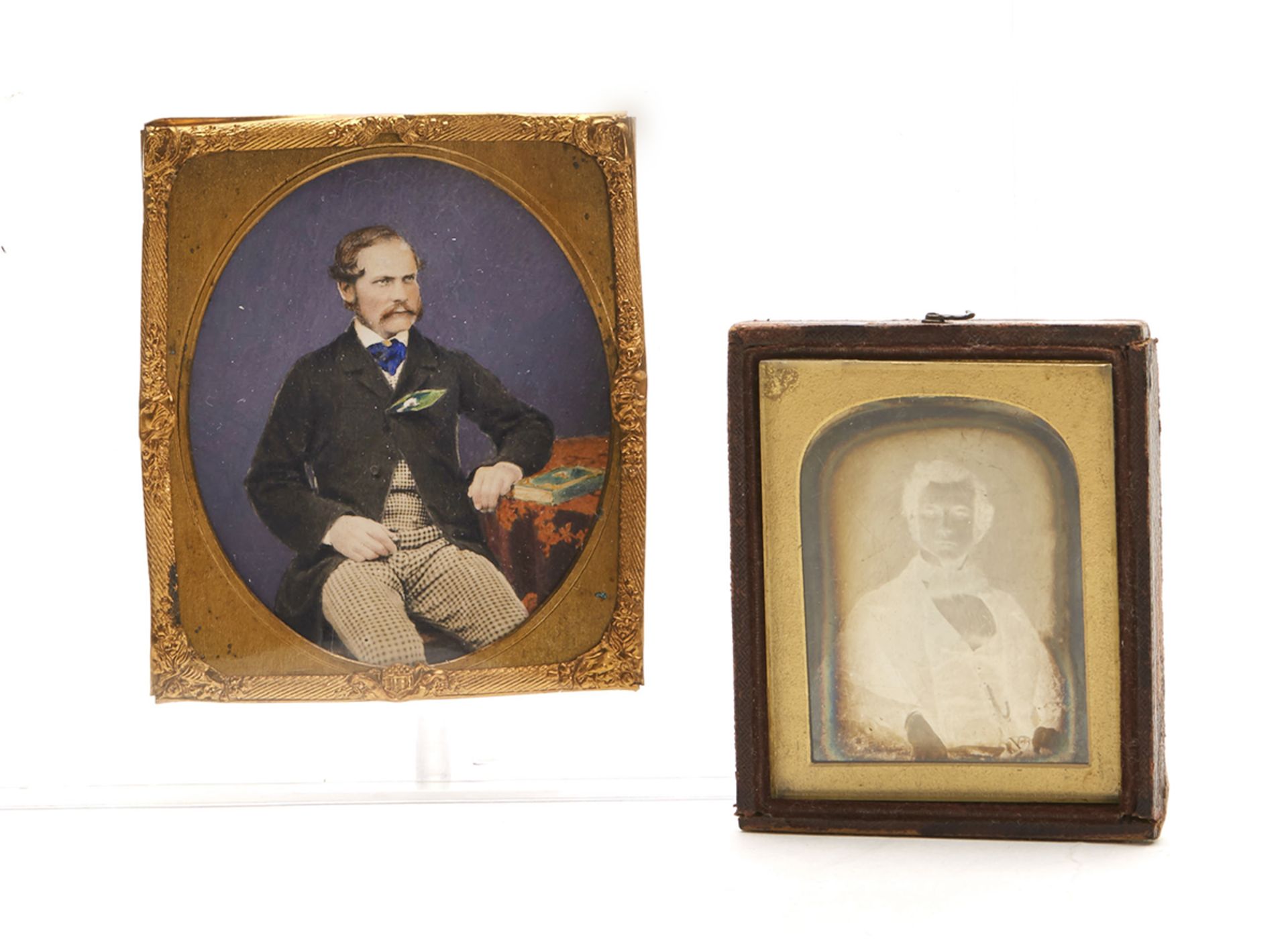 Daguerreotype & Hand Painted Photograph Portraits C.1850/70