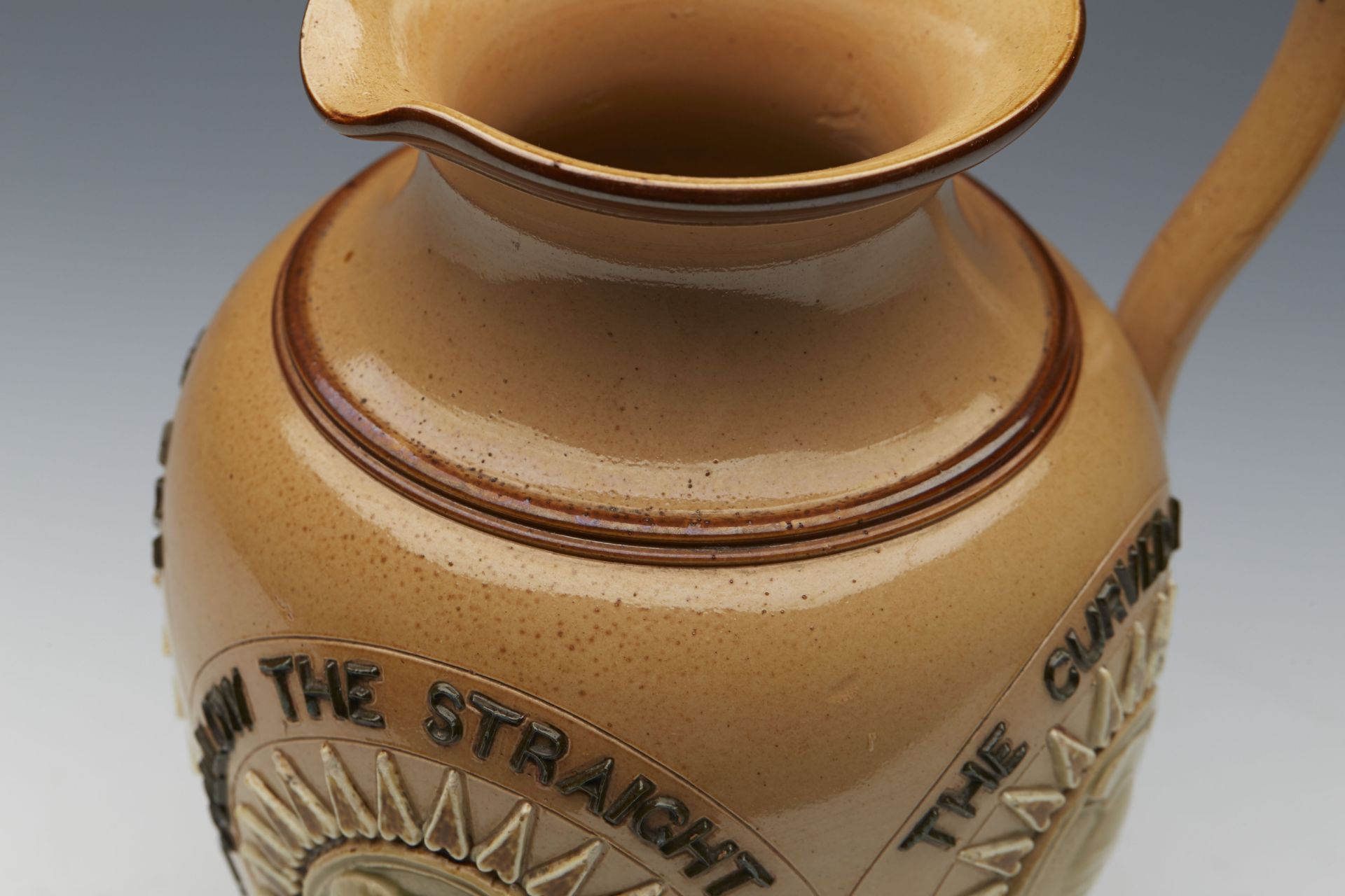 Doulton Lambeth Jug With Verse Commemorating William Maccall C.1888 - Image 7 of 15