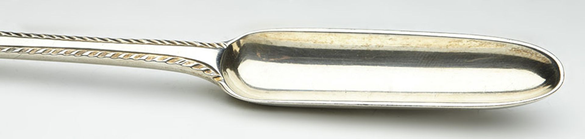 Antique Georgian Silver Marrow Scoop By T & W Chawner London 1759 - Image 5 of 10
