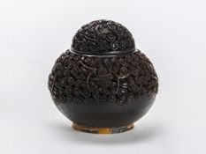 Antique Chinese Carved Reticulated Pot 19/20Th C.
