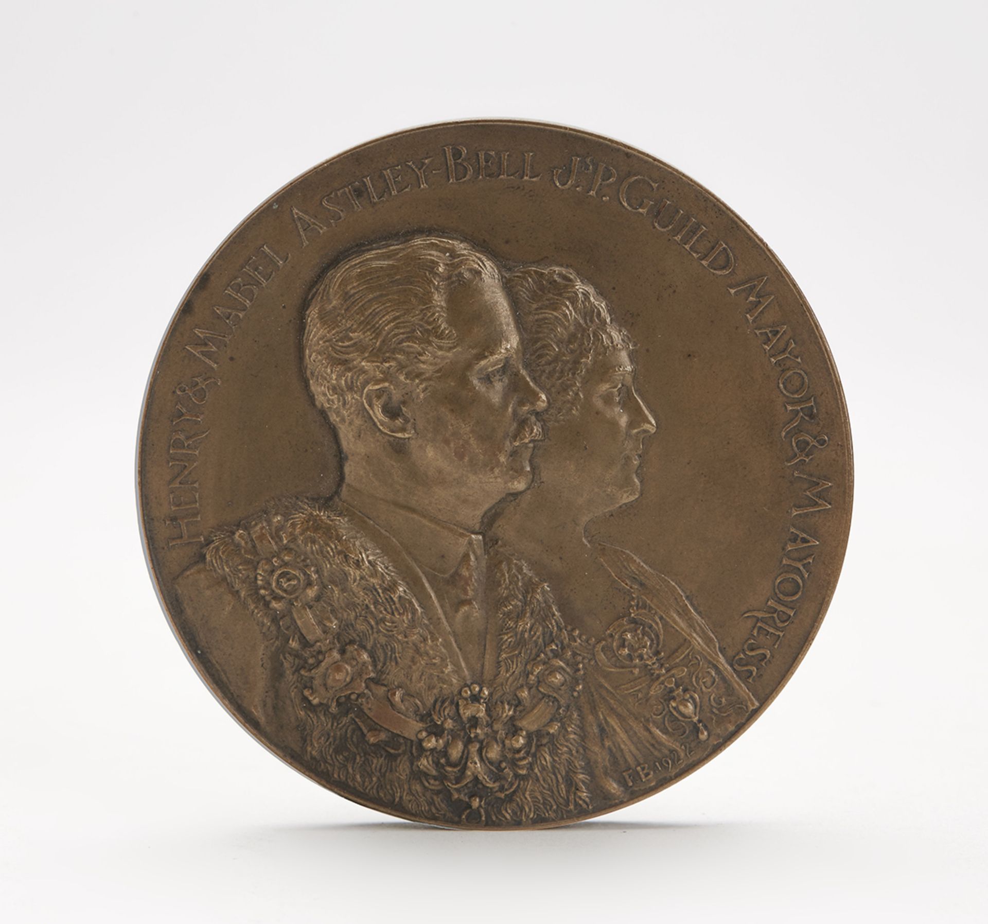 Spink Bronze Borough Of Preston Guild Merchant Medal 1922