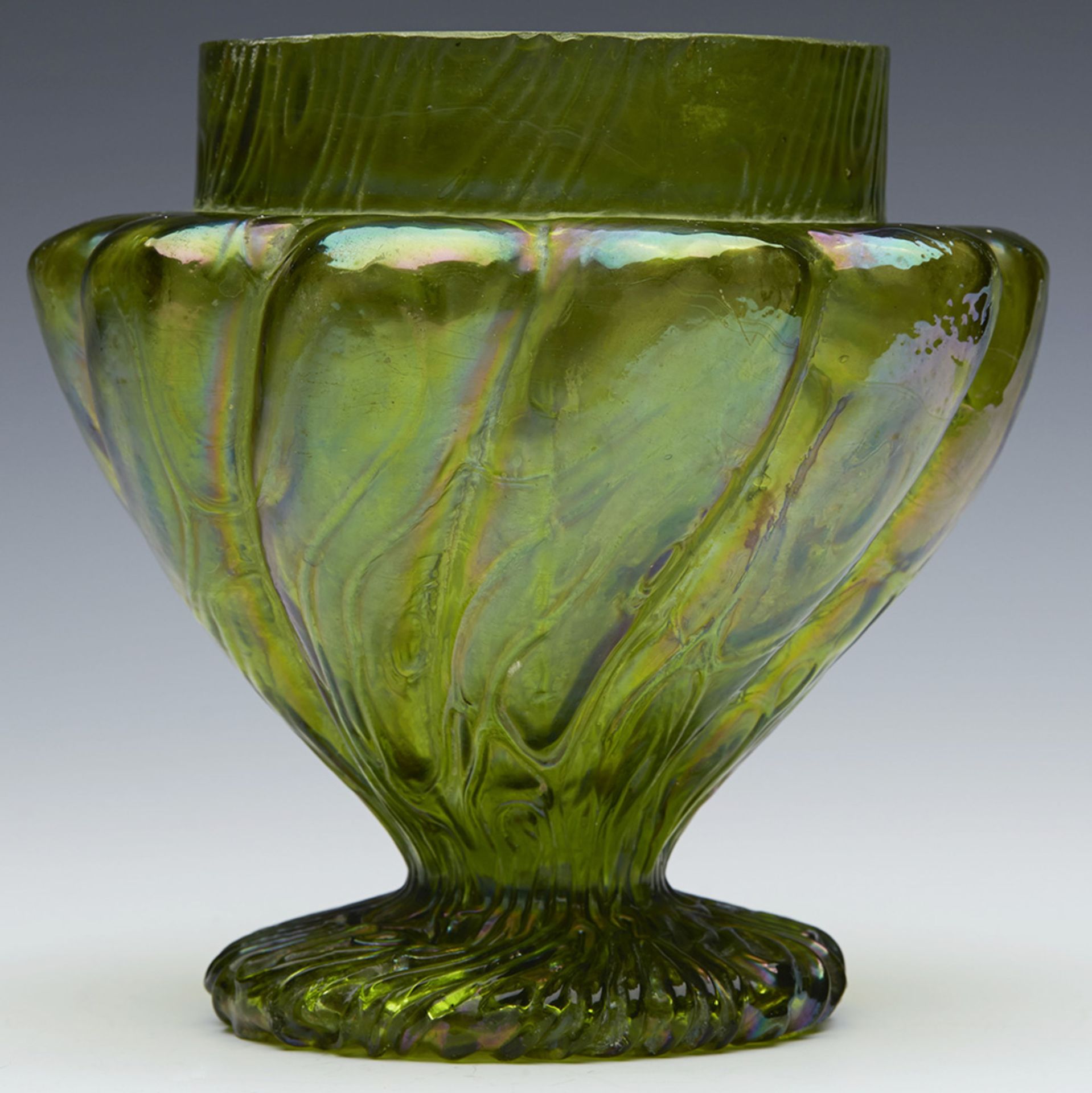 Art Nouveau Art Glass Vase, Kralik, Pallme Konig C.1900 - Image 2 of 8