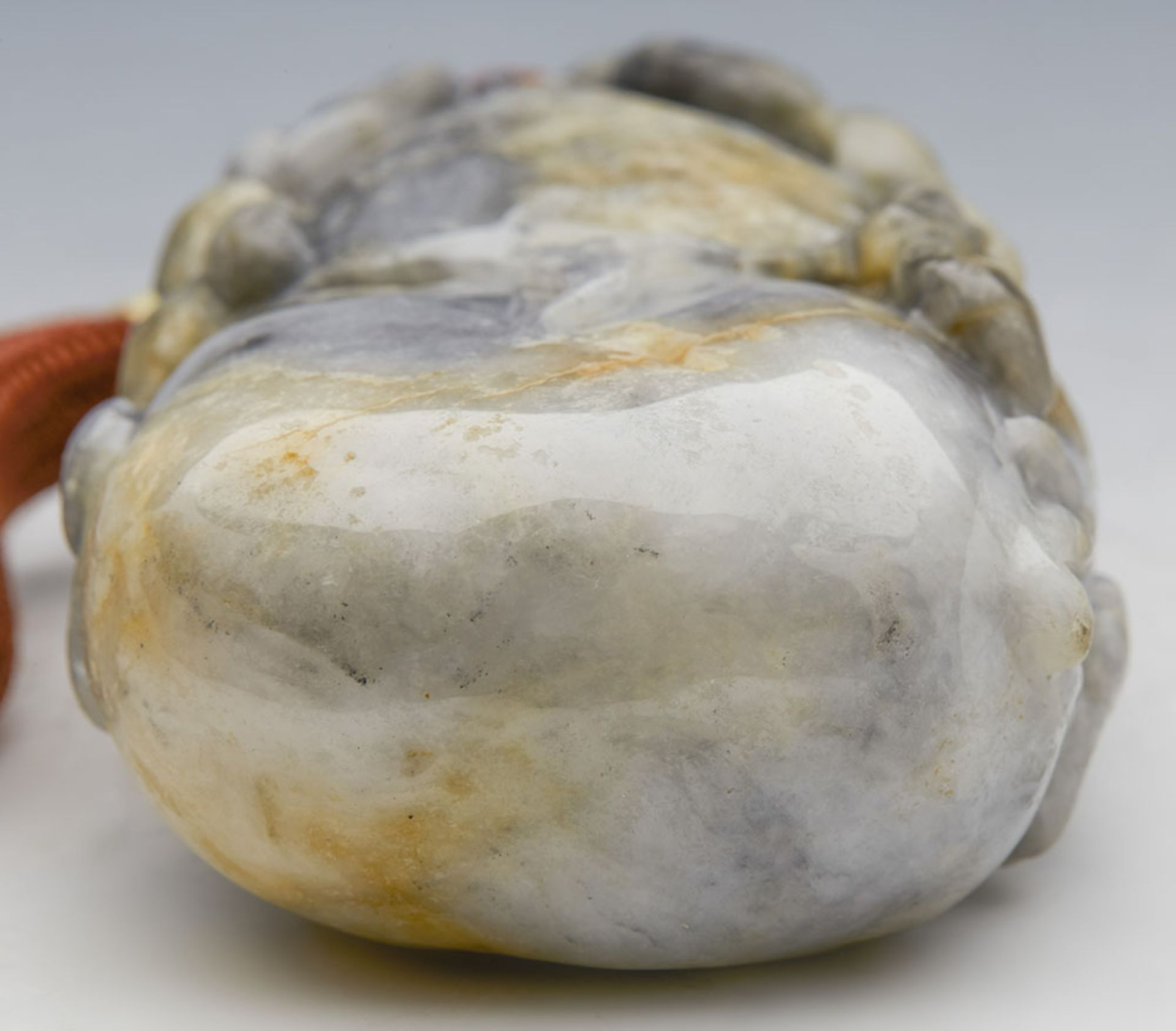 Vintage Chinese Corded Hardstone Boulder With Kylin 20Th C. - Image 9 of 10