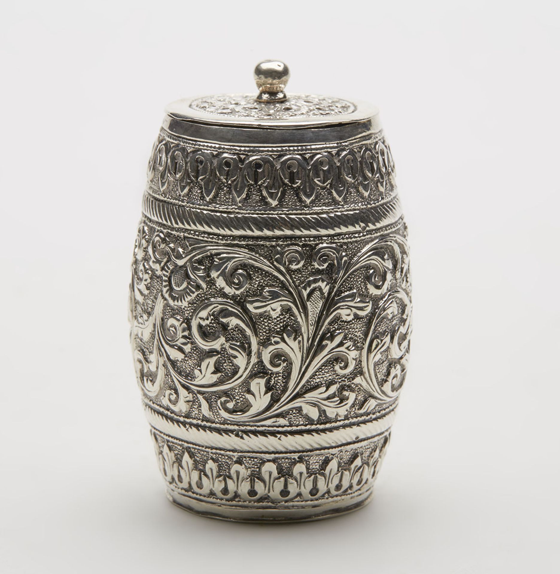 Antique Liberty & Co Cased Indian Silver Pepperette C.1900 - Image 2 of 10