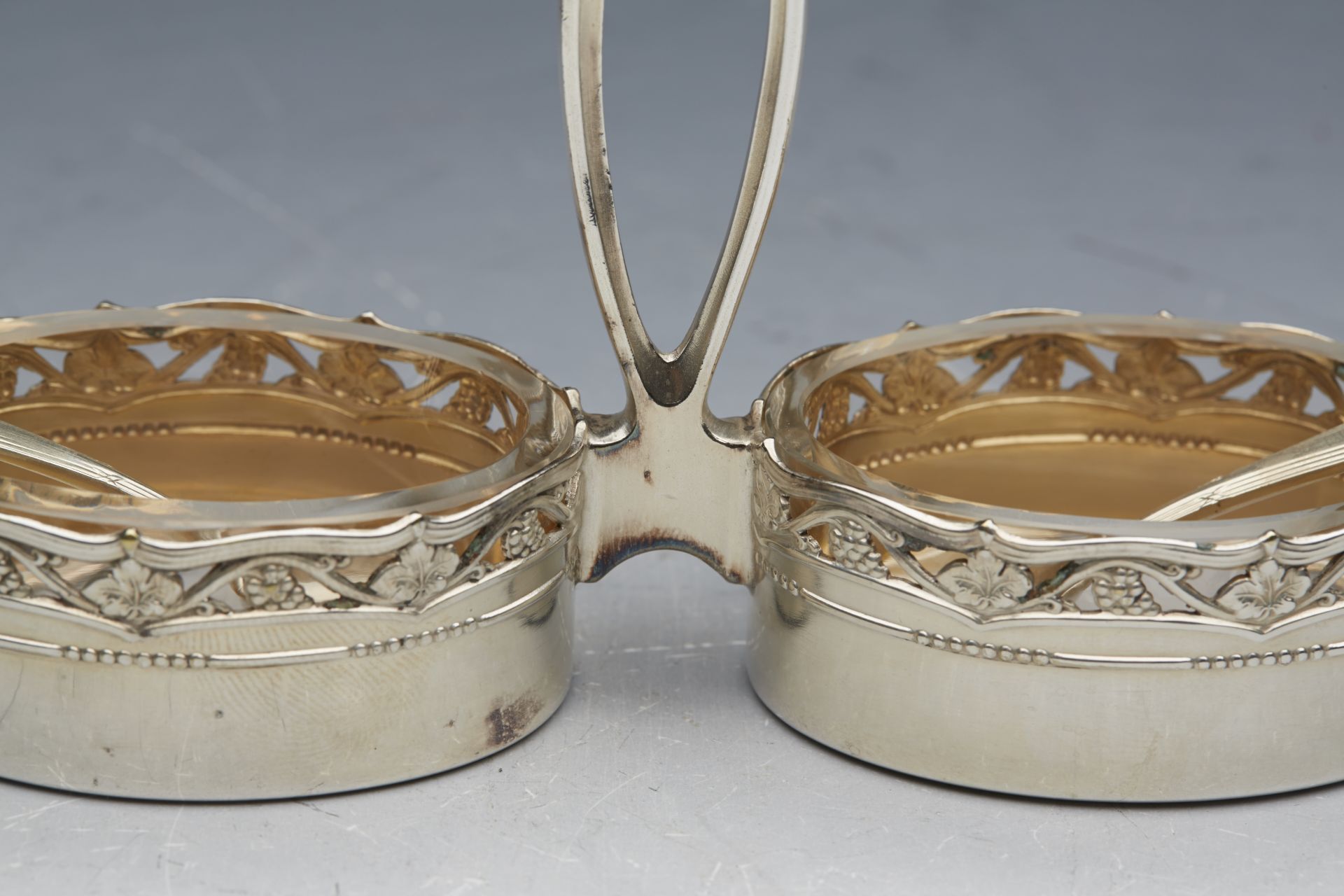 Secessionist German Wmf Twin Handled Silver Plated Salt C.1905 - Image 2 of 12