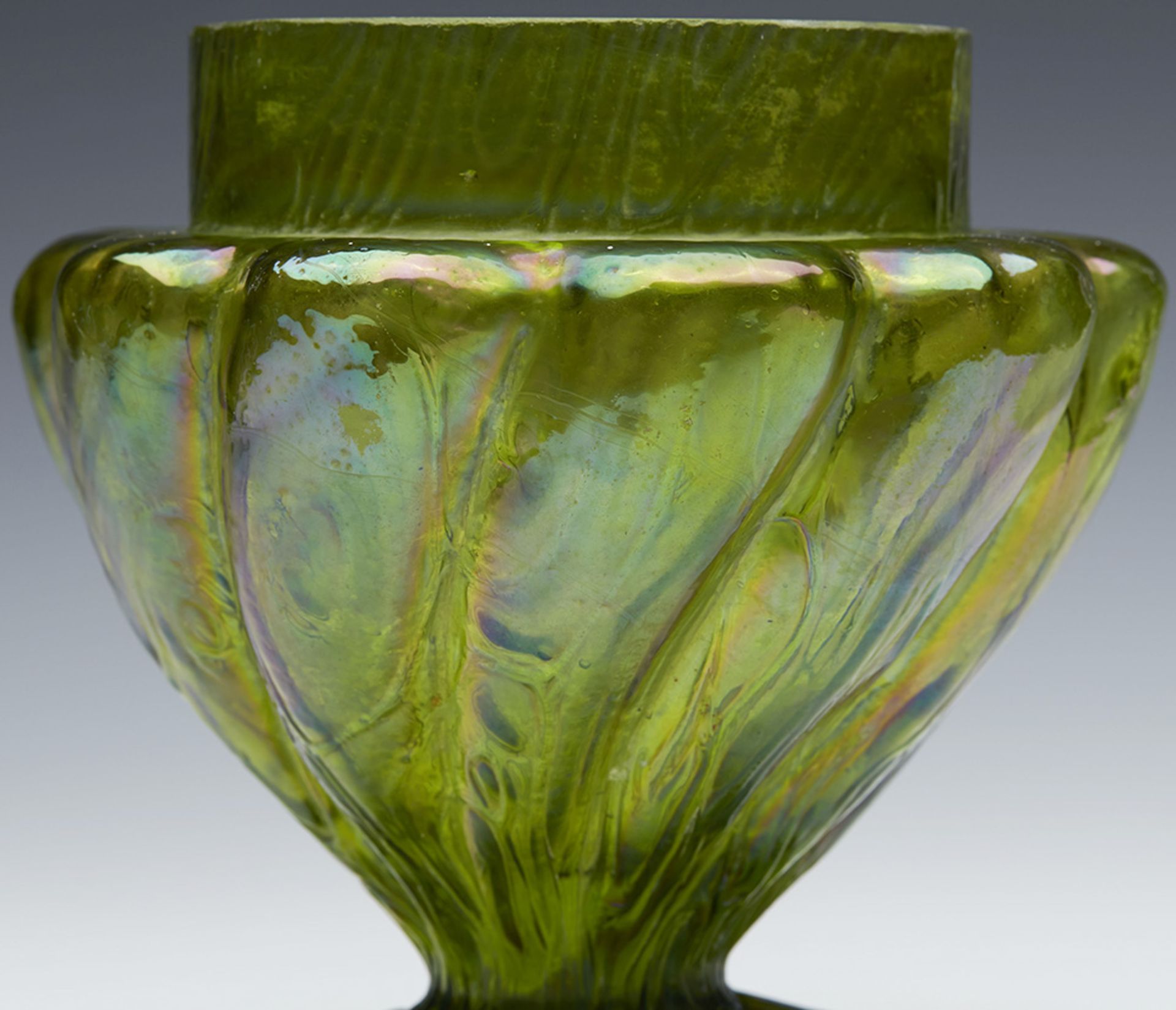 Art Nouveau Art Glass Vase, Kralik, Pallme Konig C.1900 - Image 6 of 8
