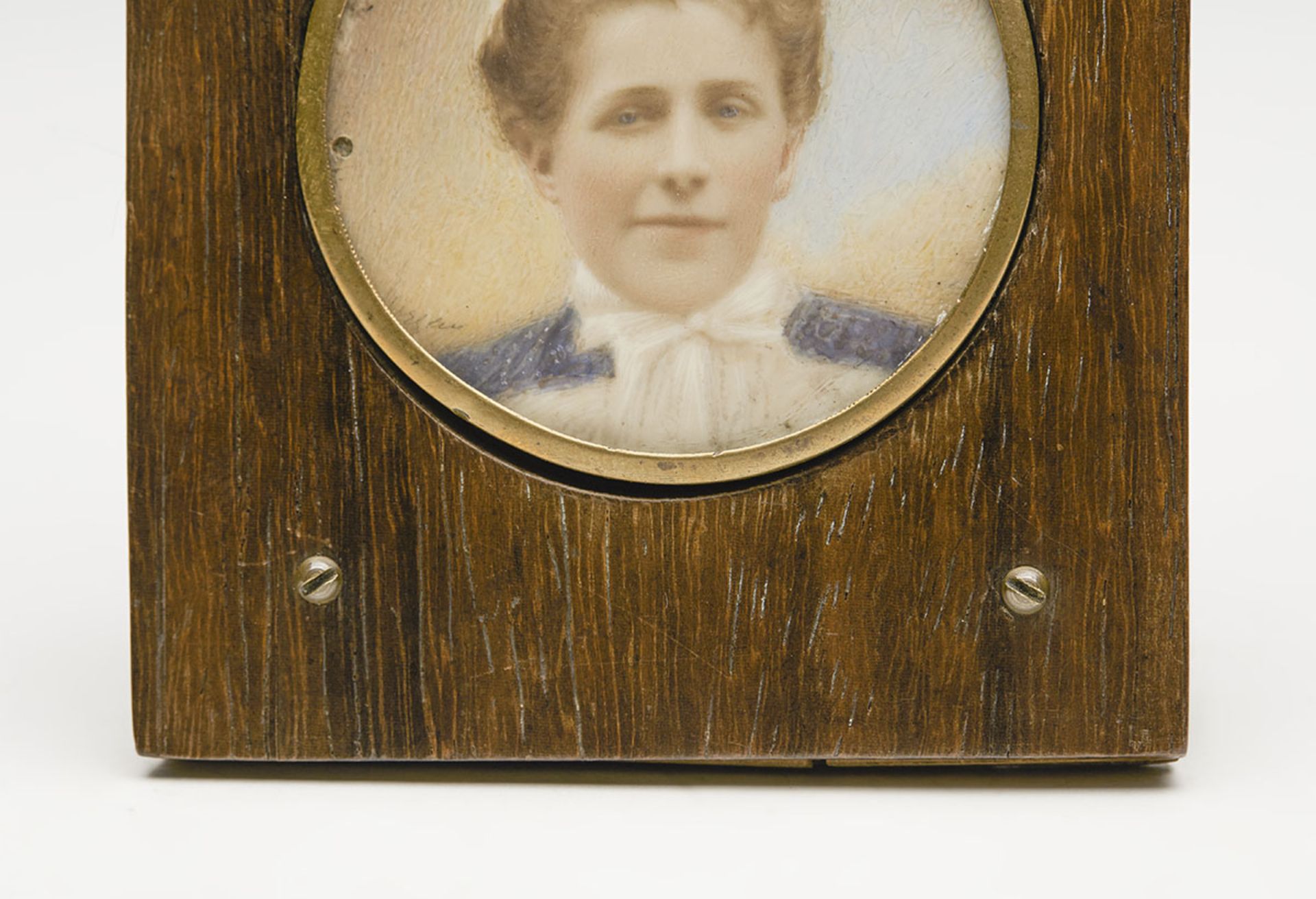Antique Framed Miniature Portrait Of Nurse C.1900 - Image 5 of 8