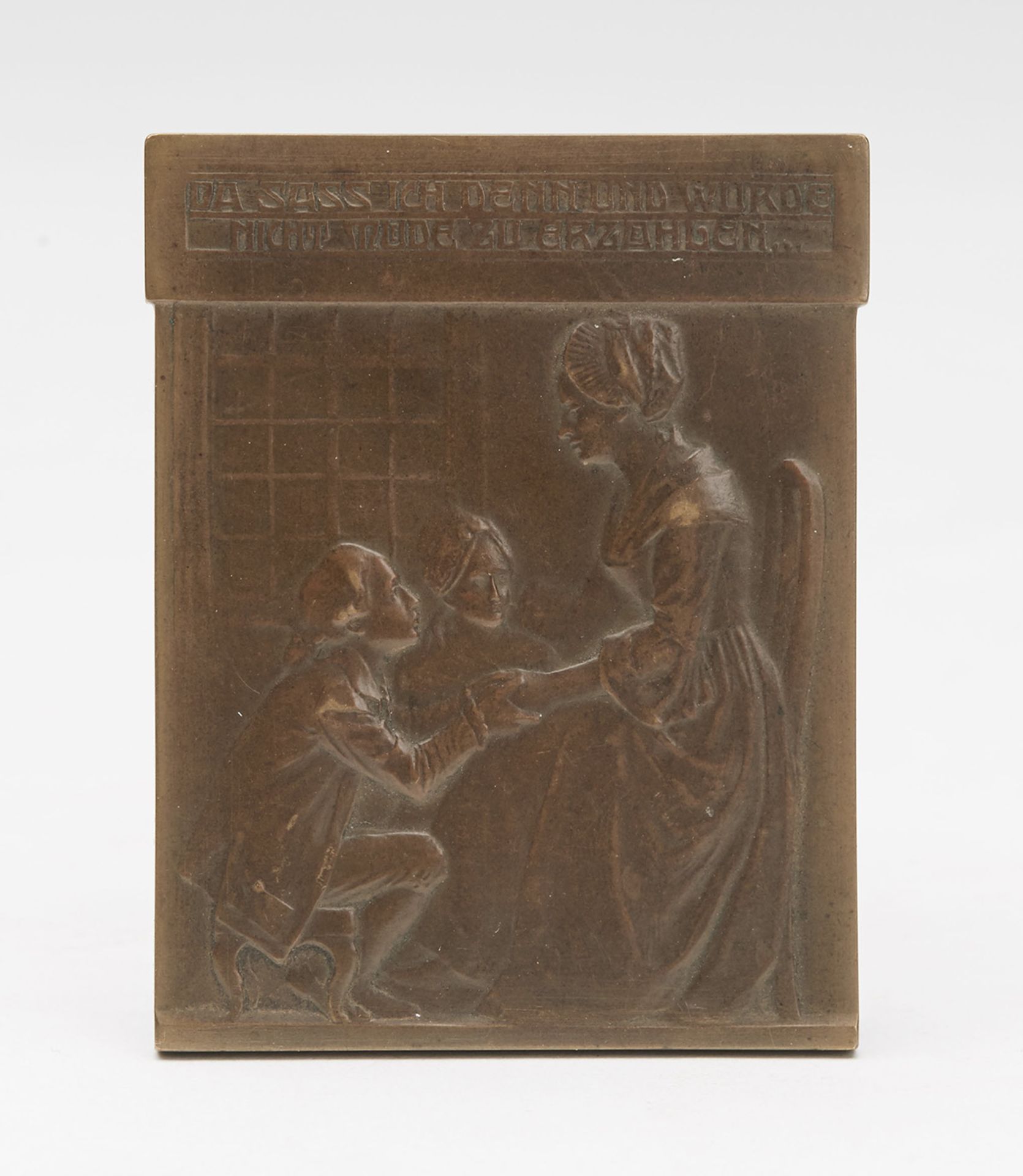 Rudolph Bosselt Katherina Goethe Bronze Medal 1902 - Image 3 of 6