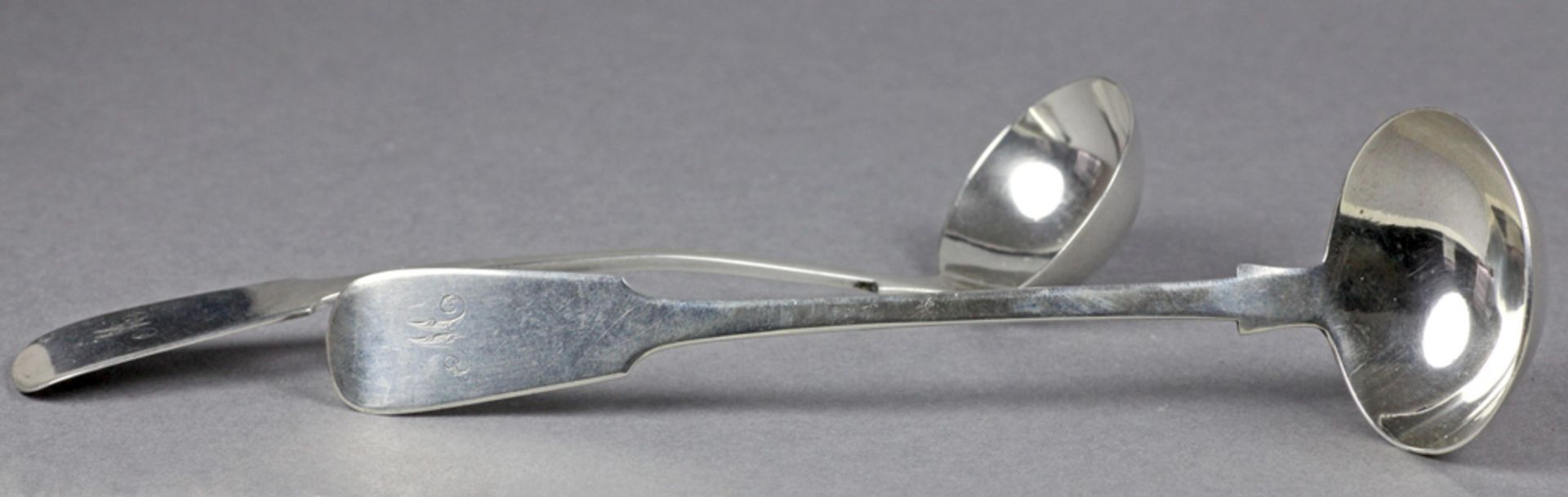 Pair Silver Ladles William Jamieson Aberdeen C.1830 - Image 2 of 7