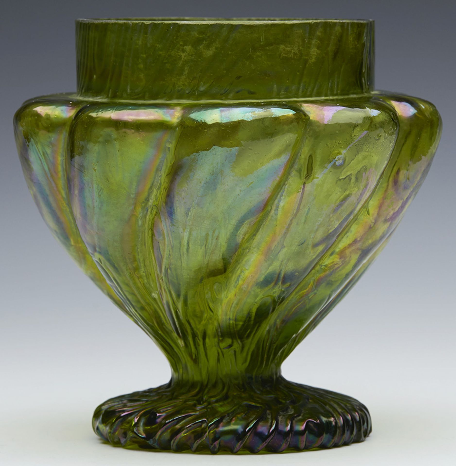Art Nouveau Art Glass Vase, Kralik, Pallme Konig C.1900 - Image 8 of 8