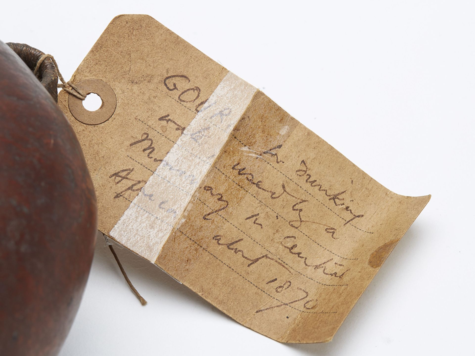 Antique African Gourd Water Bottle With Provenance C.1870 - Image 9 of 9