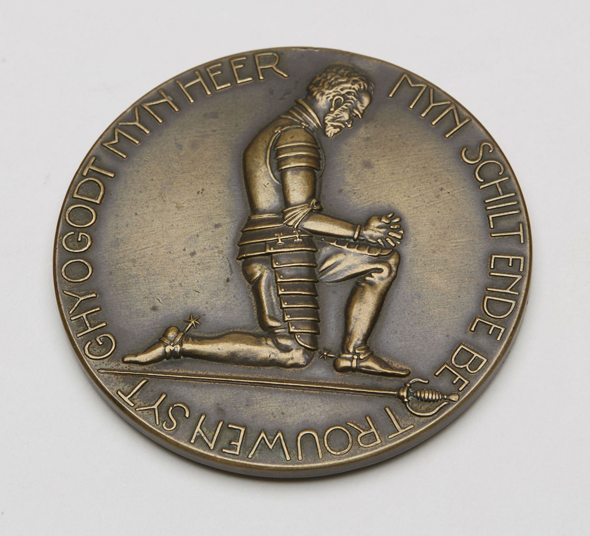 William Of Orange Dutch Commemorative Bronze Medal 1933 - Image 5 of 6