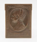 Rudolph Bosselt Katherina Goethe Bronze Medal 1902