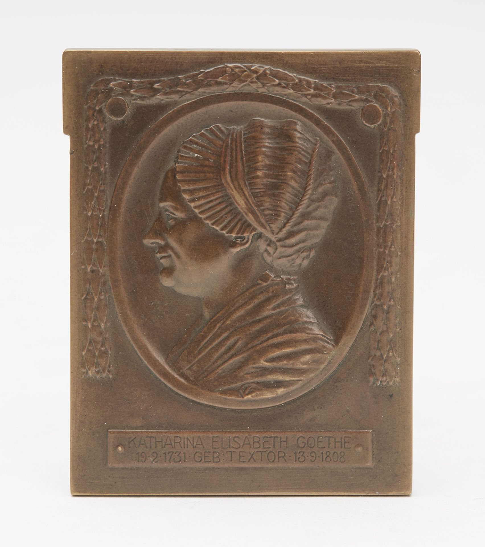 Rudolph Bosselt Katherina Goethe Bronze Medal 1902