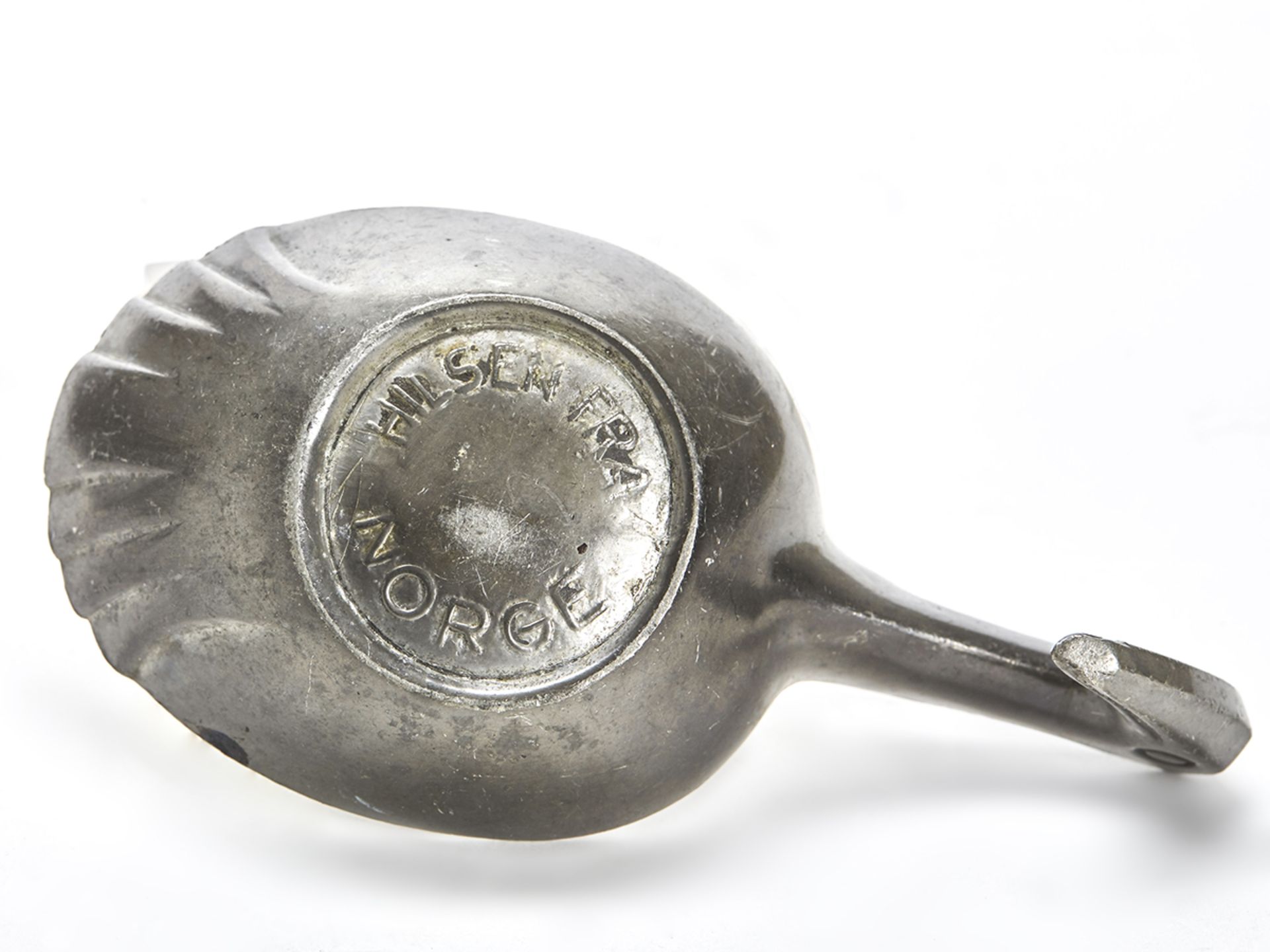 Nowegian Hilsen Fra Pewter Stylised Bird Ashtray 20Th C. - Image 7 of 8