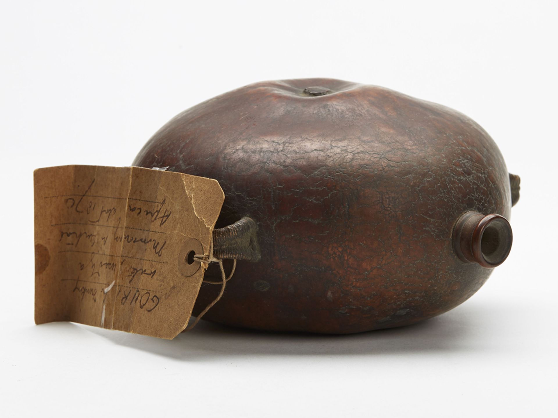 Antique African Gourd Water Bottle With Provenance C.1870 - Image 3 of 9