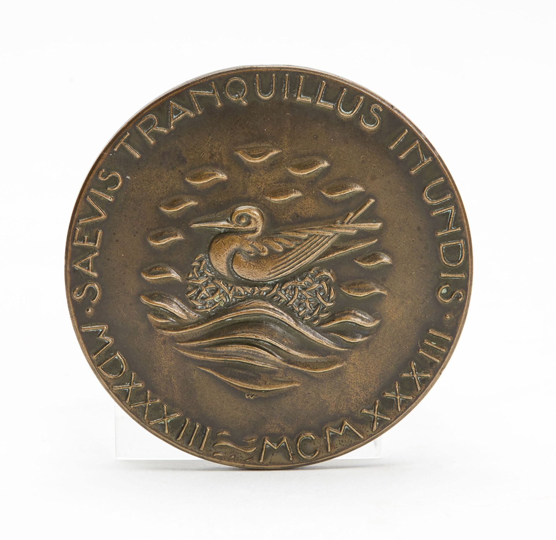 William Of Orange Dutch Commemorative Bronze Medal 1933 - Image 3 of 6