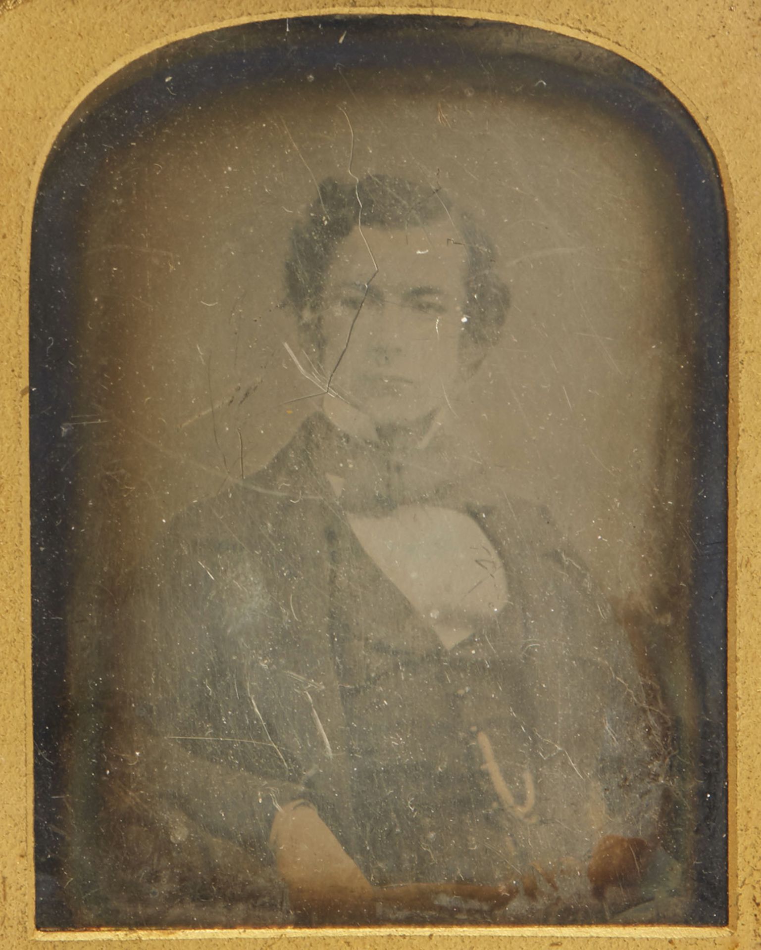 Daguerreotype & Hand Painted Photograph Portraits C.1850/70 - Image 3 of 5