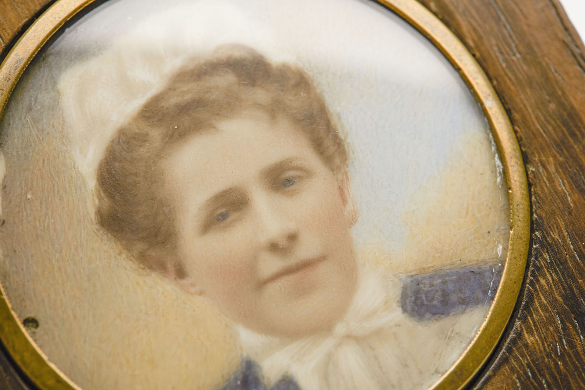 Antique Framed Miniature Portrait Of Nurse C.1900 - Image 4 of 8