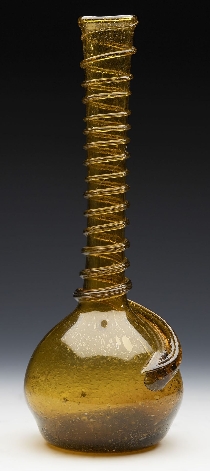 Antique Persian Style Bottle Vase With Coiled Snake 19Th C. - Image 3 of 9