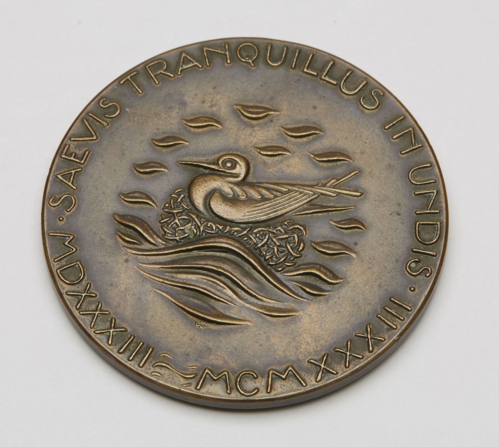 William Of Orange Dutch Commemorative Bronze Medal 1933 - Image 6 of 6