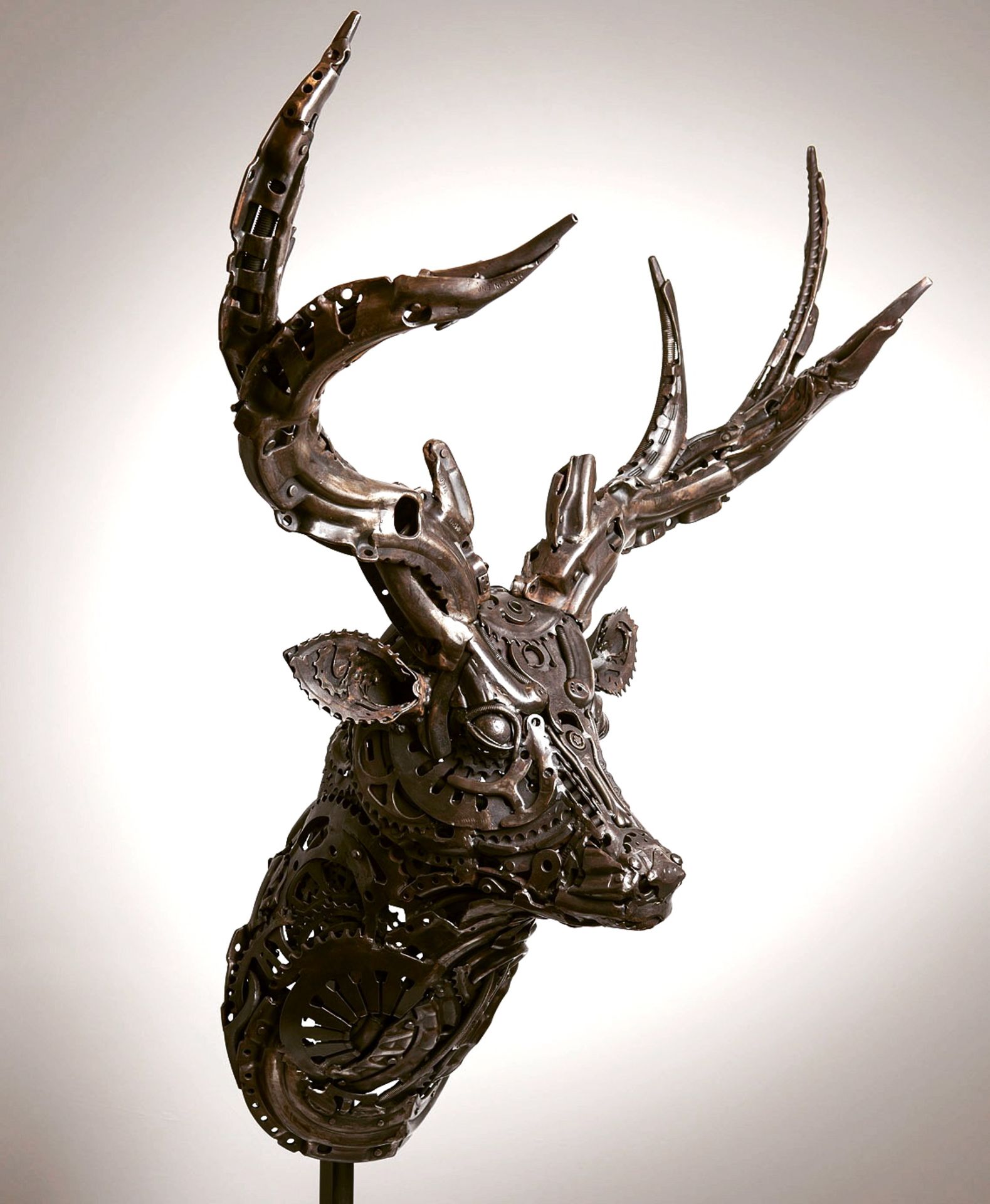 Artist: Alan Williams - Stag Bust (one off sculpture) - Image 2 of 2