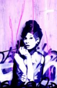 Artist: PHLOE - Audrey Pink LIMITED EDITION PRINTS OF 25