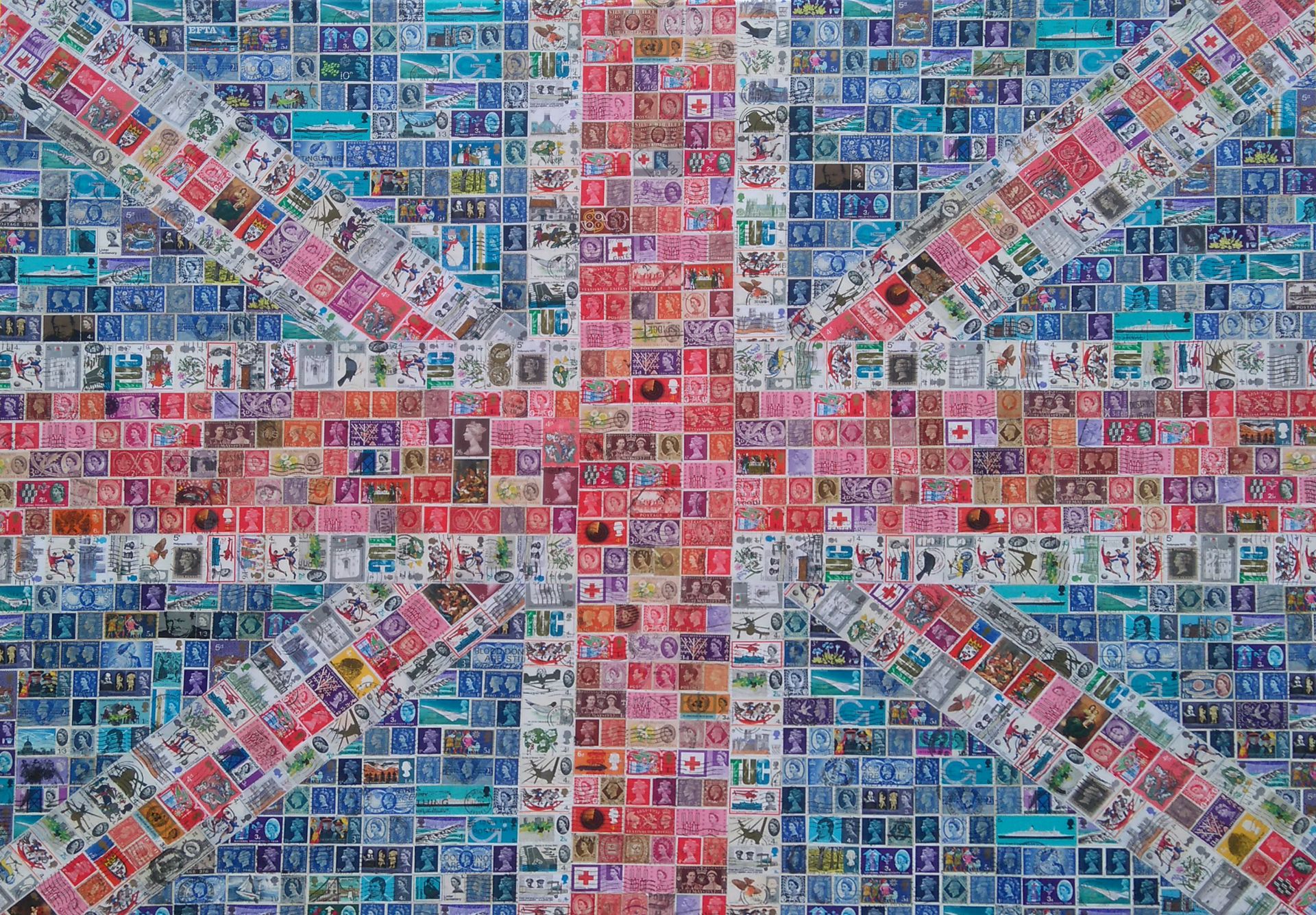 Artist: Gary Hogben – Pre Decimal Union Jack - Image 4 of 4