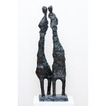 Artist: Rinat - “Couple” - Sculpture Material - Solid Bronze Hand crafted