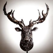 Artist: Alan Williams - Stag Bust (one off sculpture)