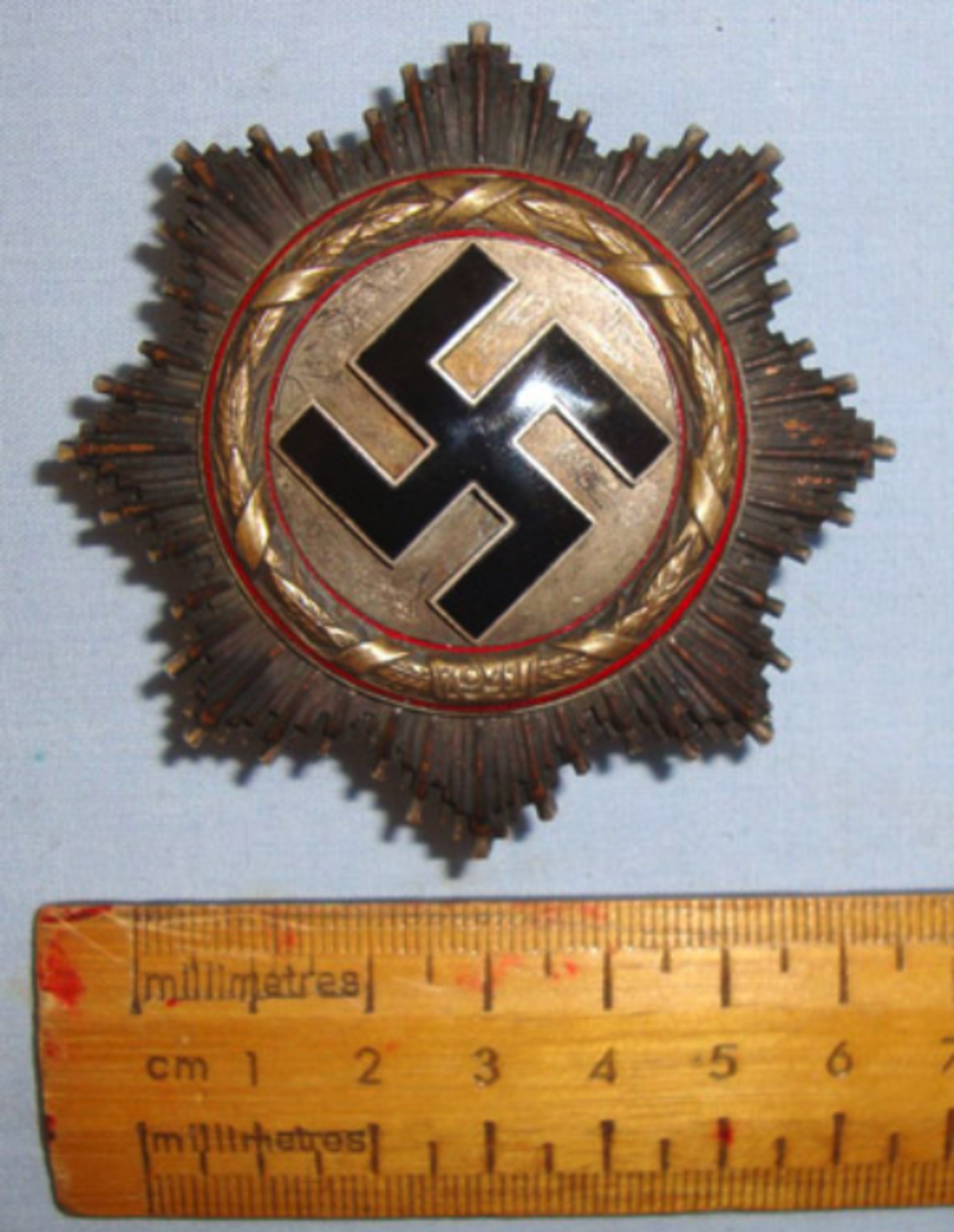 Original, WW2 Nazi German Cross In Gold