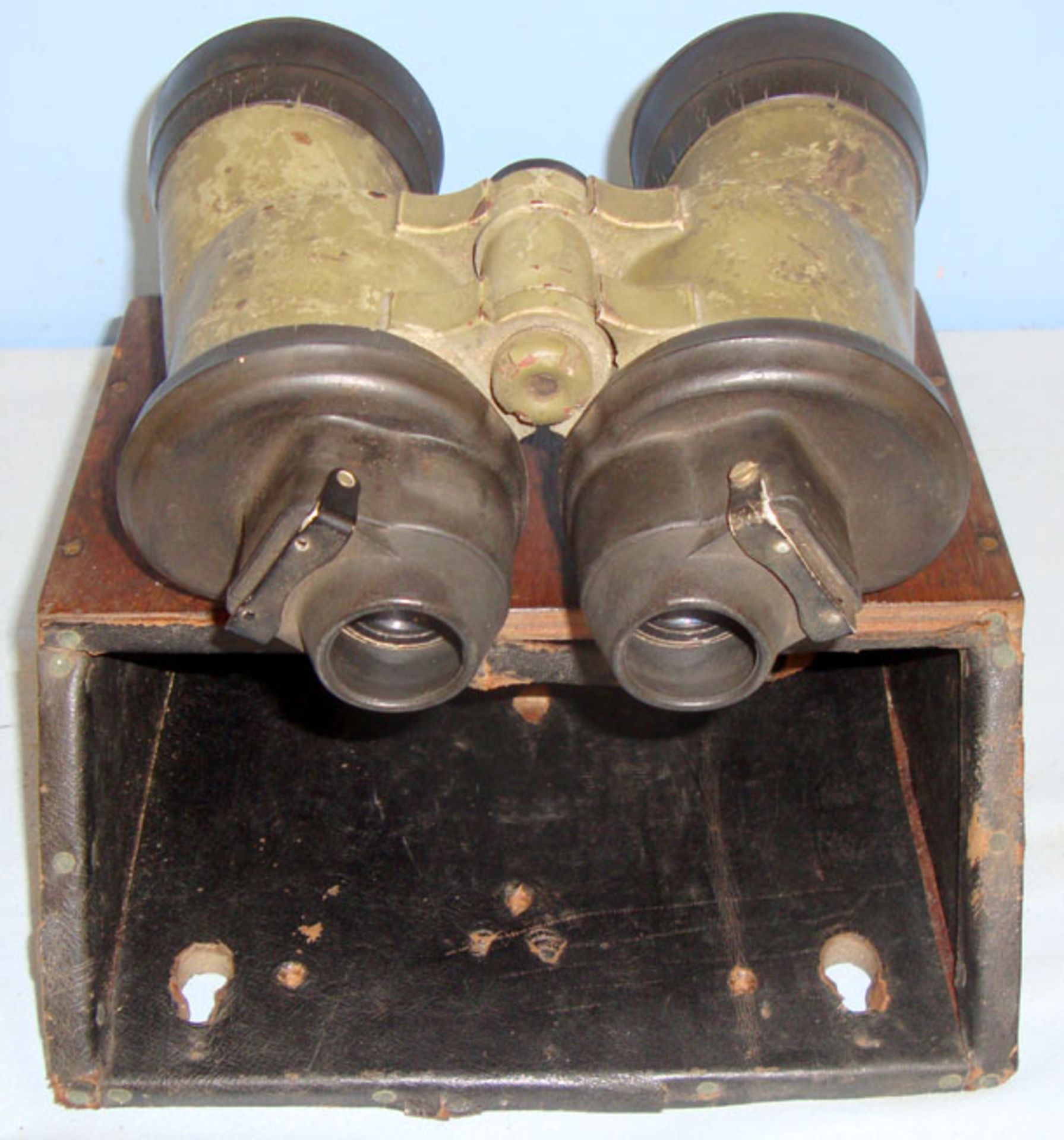 CAPTURED, WW2, Nazi German Armoured, U-Boat Turret, 'U-Bootglas' 7x 50 Binoculars By Carl Zeiss - Image 8 of 9