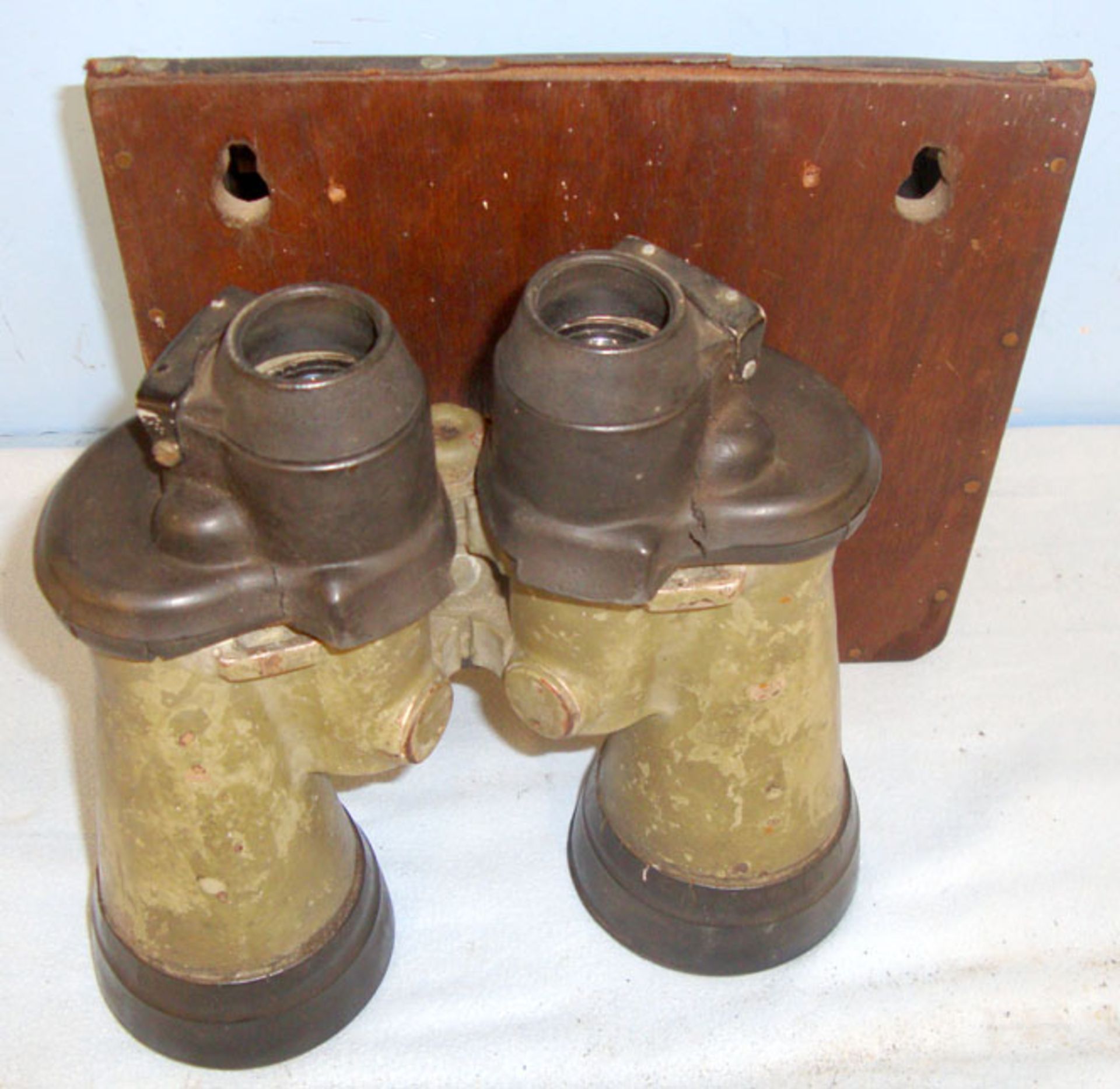 CAPTURED, WW2, Nazi German Armoured, U-Boat Turret, 'U-Bootglas' 7x 50 Binoculars By Carl Zeiss - Image 6 of 9