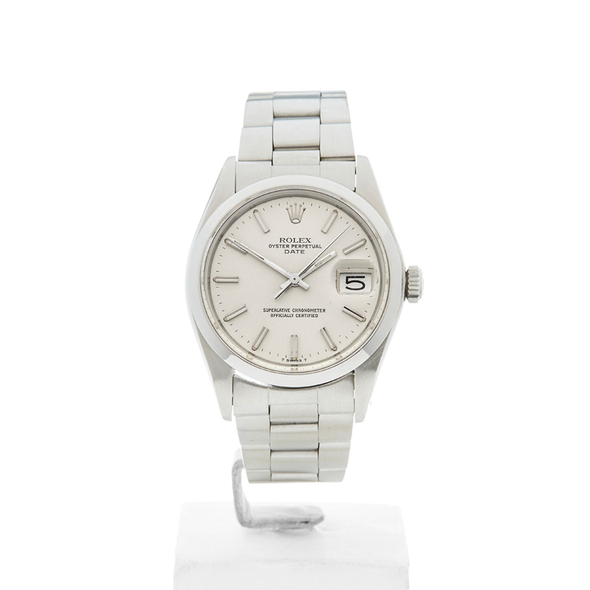 Rolex Date 36mm Stainless Steel 1500 - Image 2 of 9
